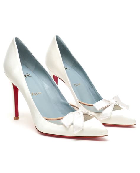 christian louboutin womens bridal shoes